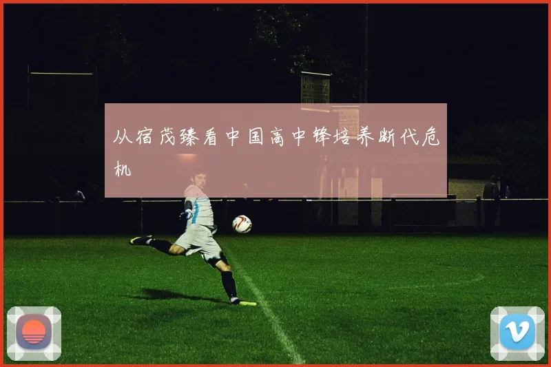 从宿茂臻看中国高中锋培养断代危机
